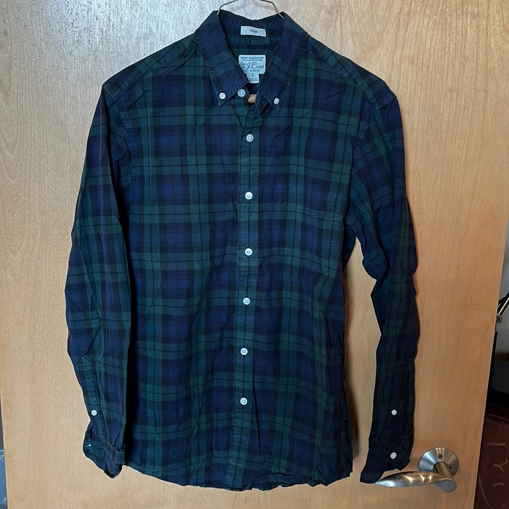 J. Crew Blackwatch Tartan Shirt